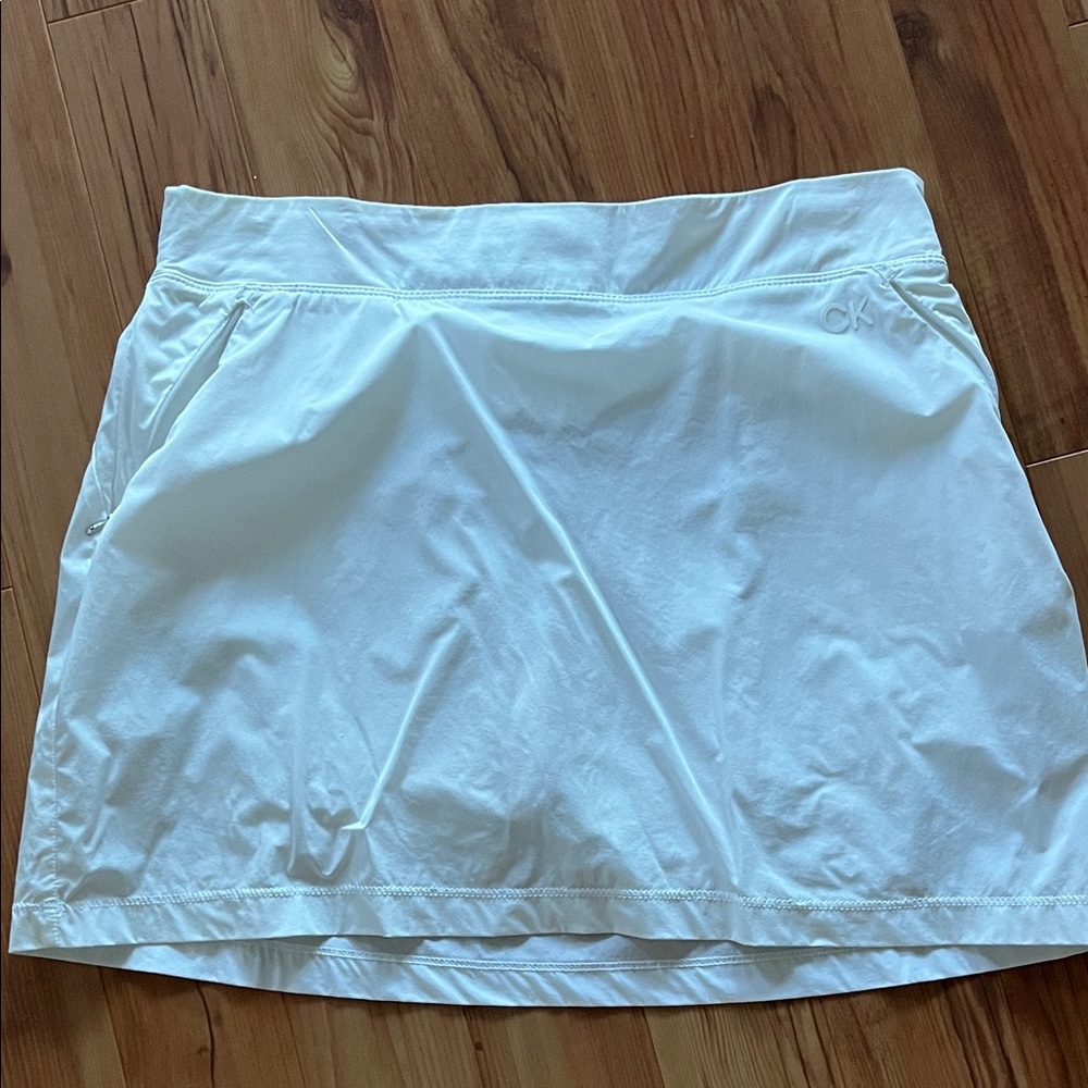 Calvin Klein White Performance Skirt